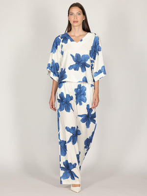 Maglia in fantasia floreale