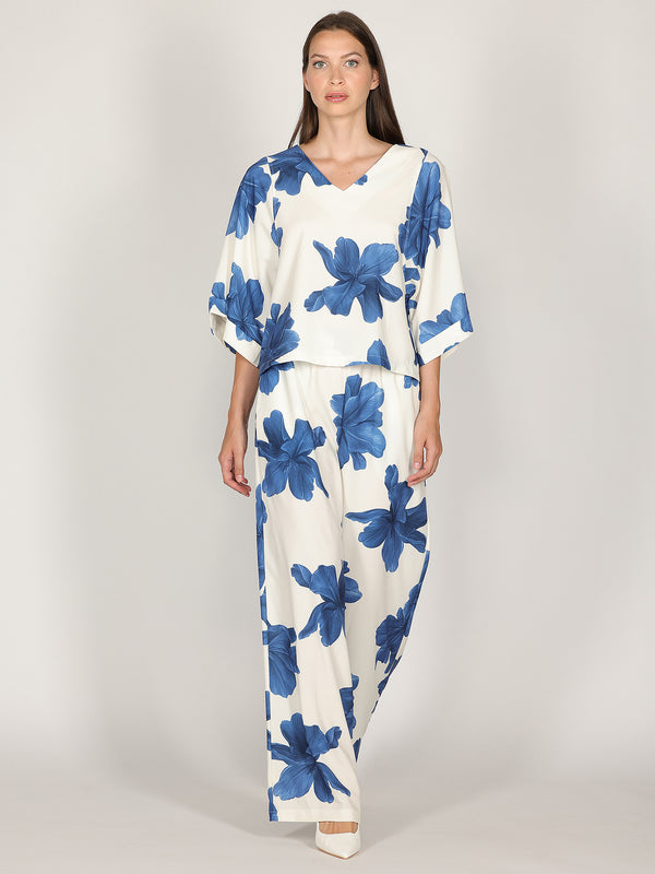 Maglia in fantasia floreale