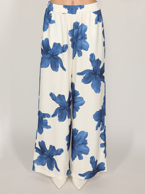 Pantalone in fantasia floreale