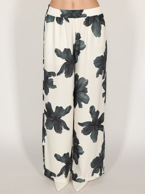 Pantalone in fantasia floreale