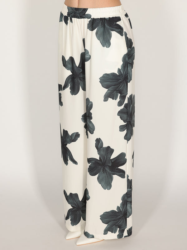 Pantalone in fantasia floreale