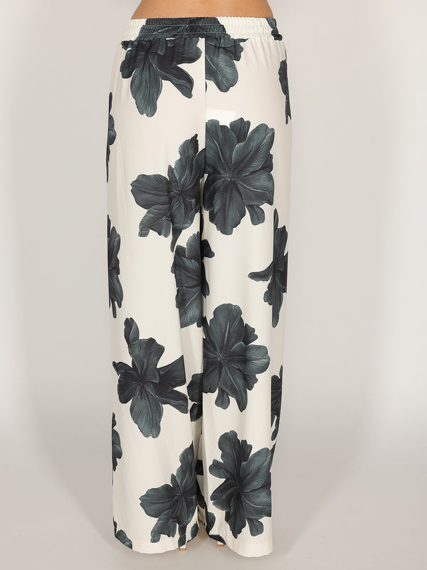 Pantalone in fantasia floreale