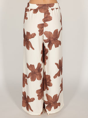 Pantalone in fantasia floreale