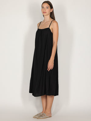 Abito midi con spalline