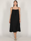 Abito midi con spalline