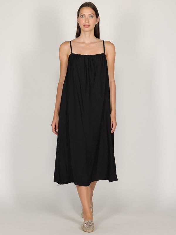 Abito midi con spalline