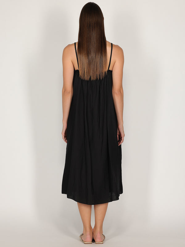 Abito midi con spalline