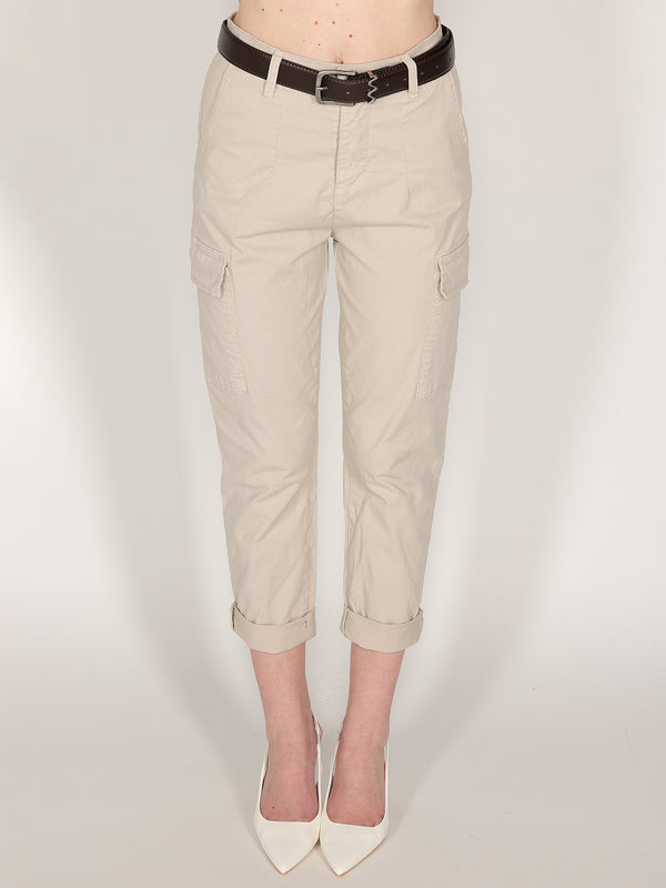 Pantalone cargo Beige