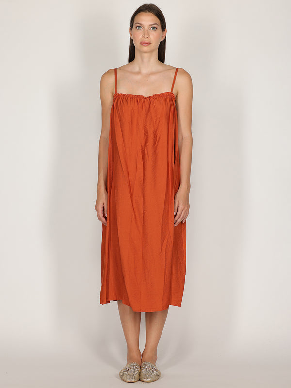 Abito midi con spalline
