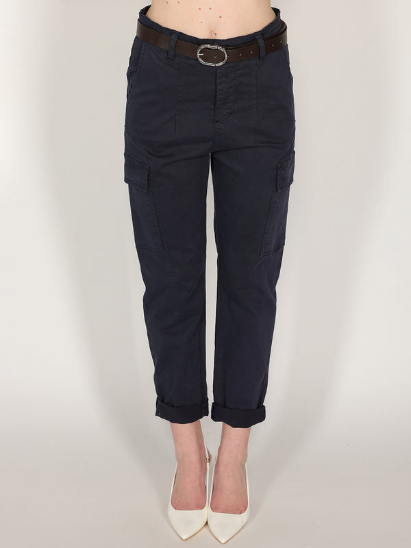 Pantalone cargo Blu