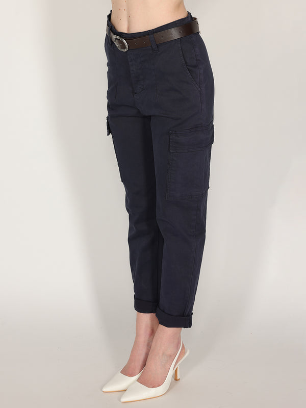 Pantalone cargo Blu