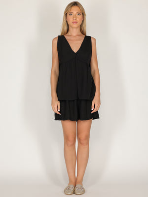 Completo in viscosa top e short