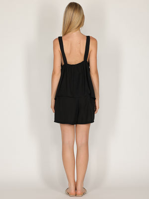 Completo in viscosa top e short