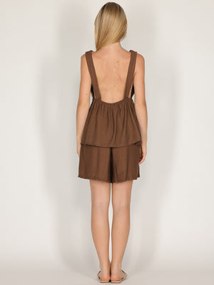 Completo in viscosa top e short