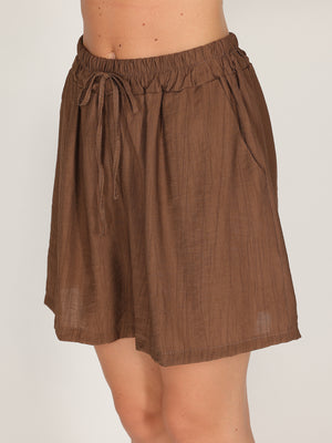 Completo in viscosa top e short