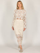 Maglia crochet corta