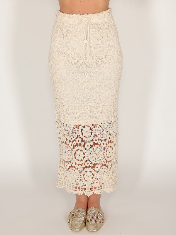 Gonna crochet tubino