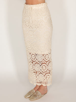 Gonna crochet tubino