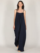 Tuta baggy con spalline
