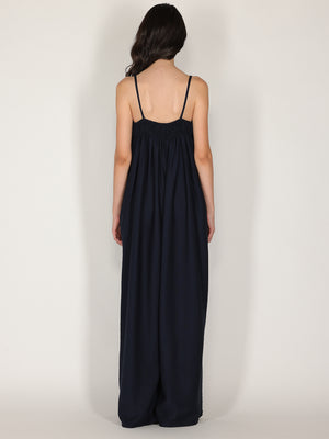 Tuta baggy con spalline