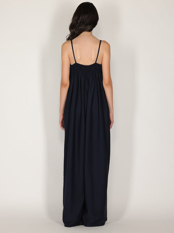 Tuta baggy con spalline