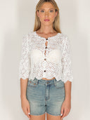 Giacchina crochet manica 3/4