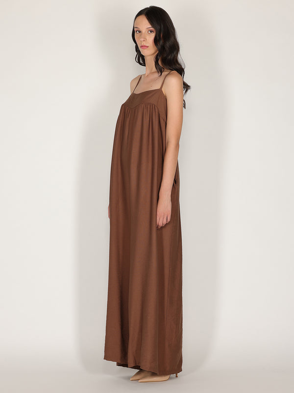 Tuta baggy con spalline
