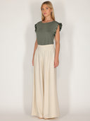 Pantalone palazzo con elastico