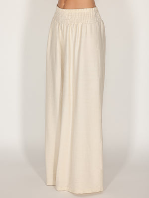 Pantalone palazzo con elastico