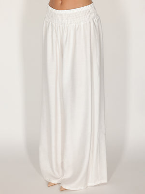 Pantalone palazzo con elastico