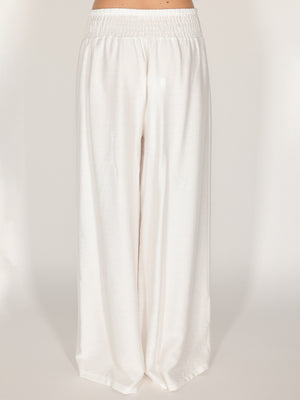 Pantalone palazzo con elastico