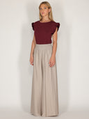 Pantalone palazzo con elastico