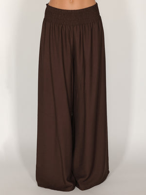 Pantalone palazzo con elastico