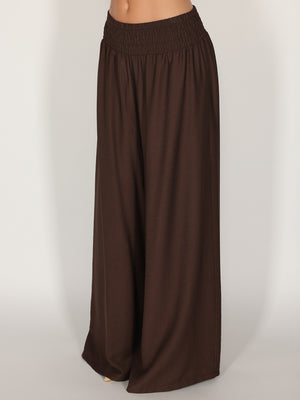 Pantalone palazzo con elastico