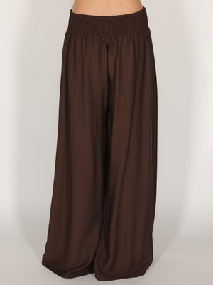 Pantalone palazzo con elastico