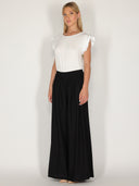 Pantalone palazzo con elastico