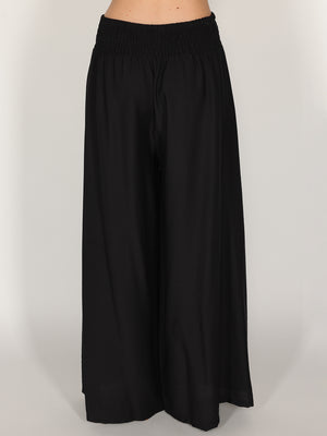 Pantalone palazzo con elastico