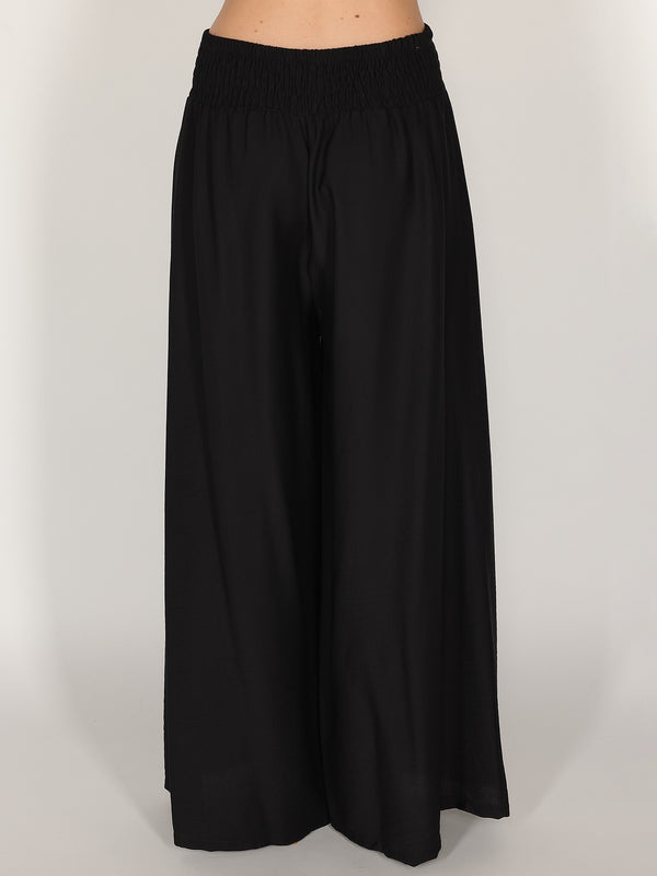 Pantalone palazzo con elastico
