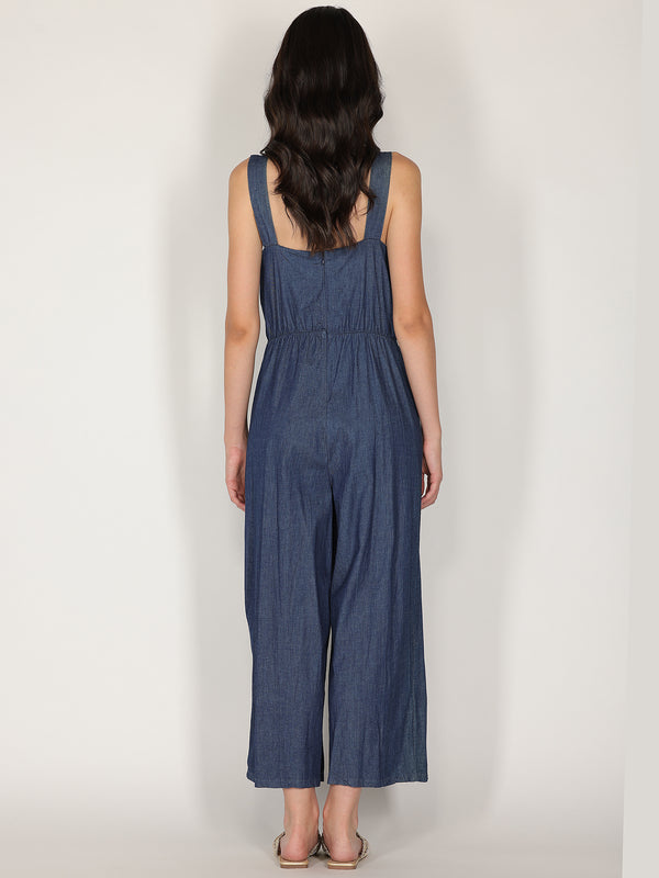 Salopette in chambray