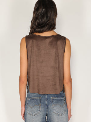 Gilet doppie frange