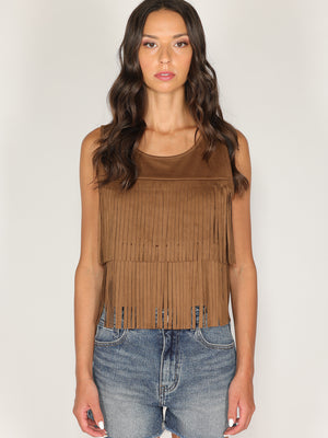 Gilet doppie frange