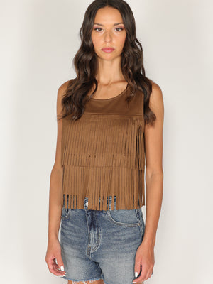 Gilet doppie frange