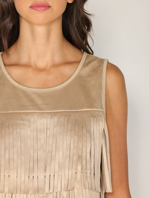 Gilet doppie frange