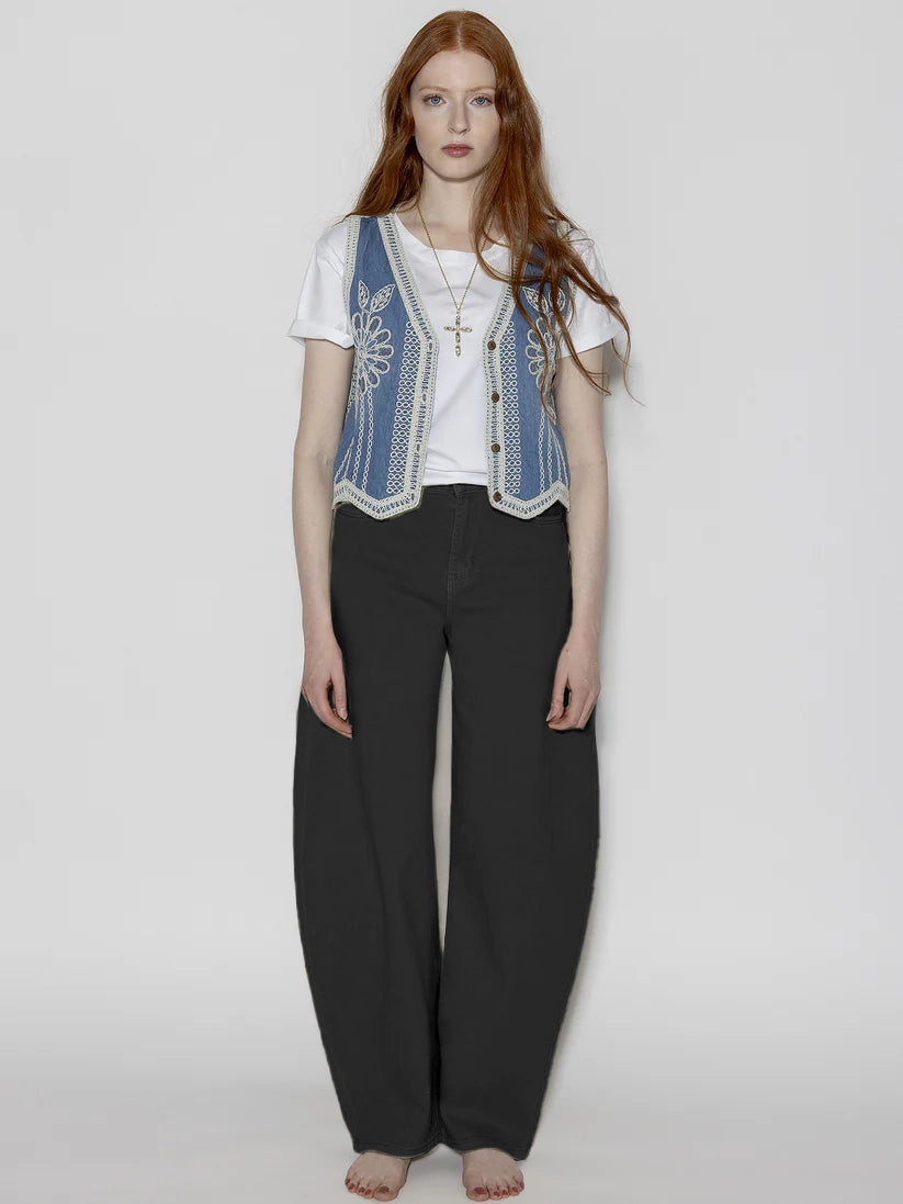 Jeans Nero gamba larga