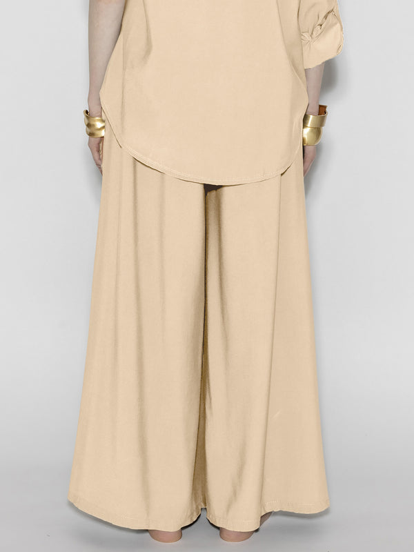 Pantalone palazzo Beige