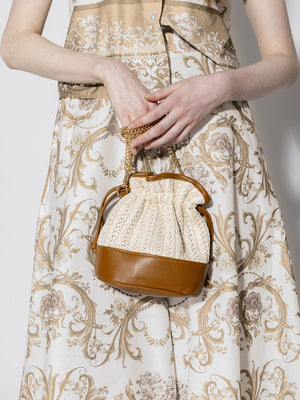 Pantaloni Palazzo fantasia Beige