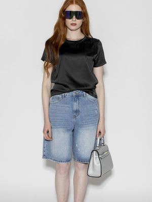 T-shirt raso Nero