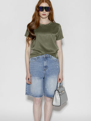 T-shirt raso Verde