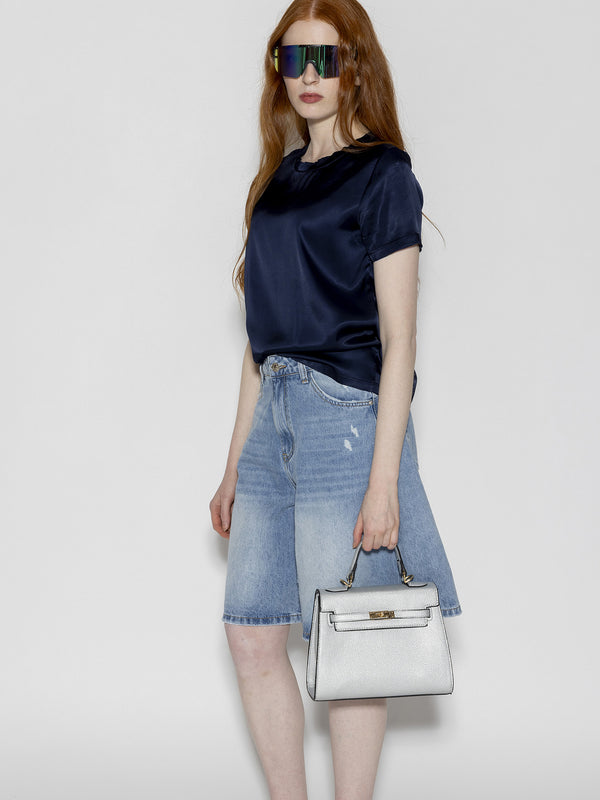 T-shirt raso Blu
