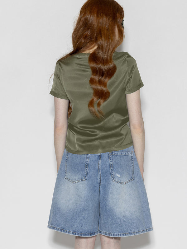 T-shirt raso Verde